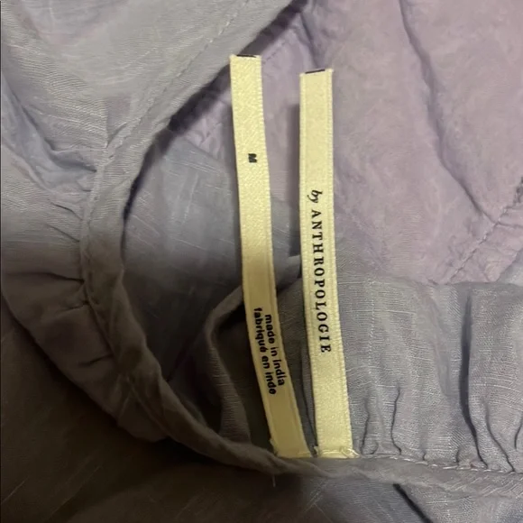 Anthropology dusty blue blouse with an open back - Picture 3 of 3